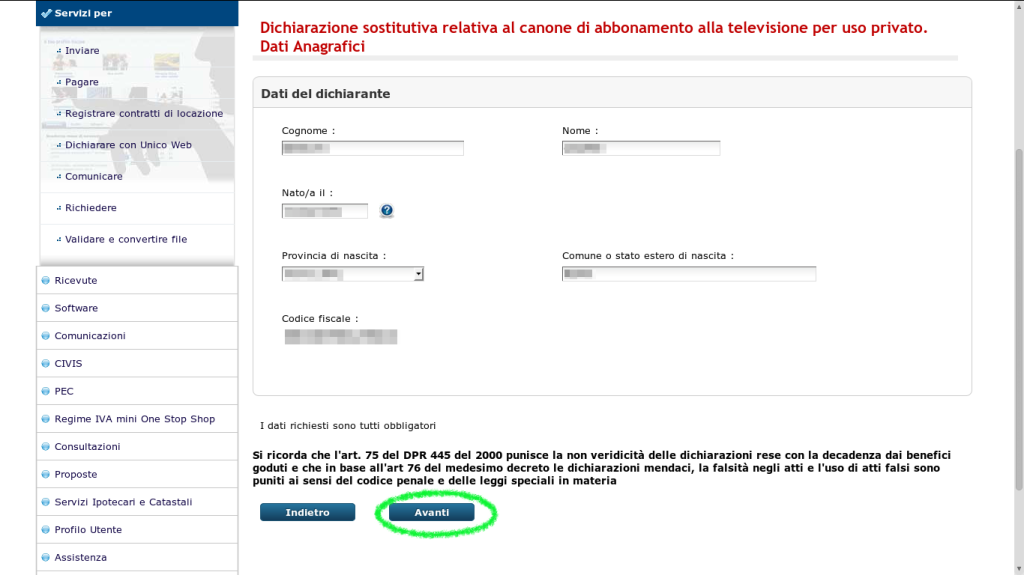 Evitare il canone Rai in pochi passi, dichiarazione di non possesso di apparecchi atti o adattabili